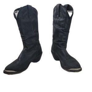 Durango Women's Western 11" Slouch Boot Black RD540 Size 6.5 M